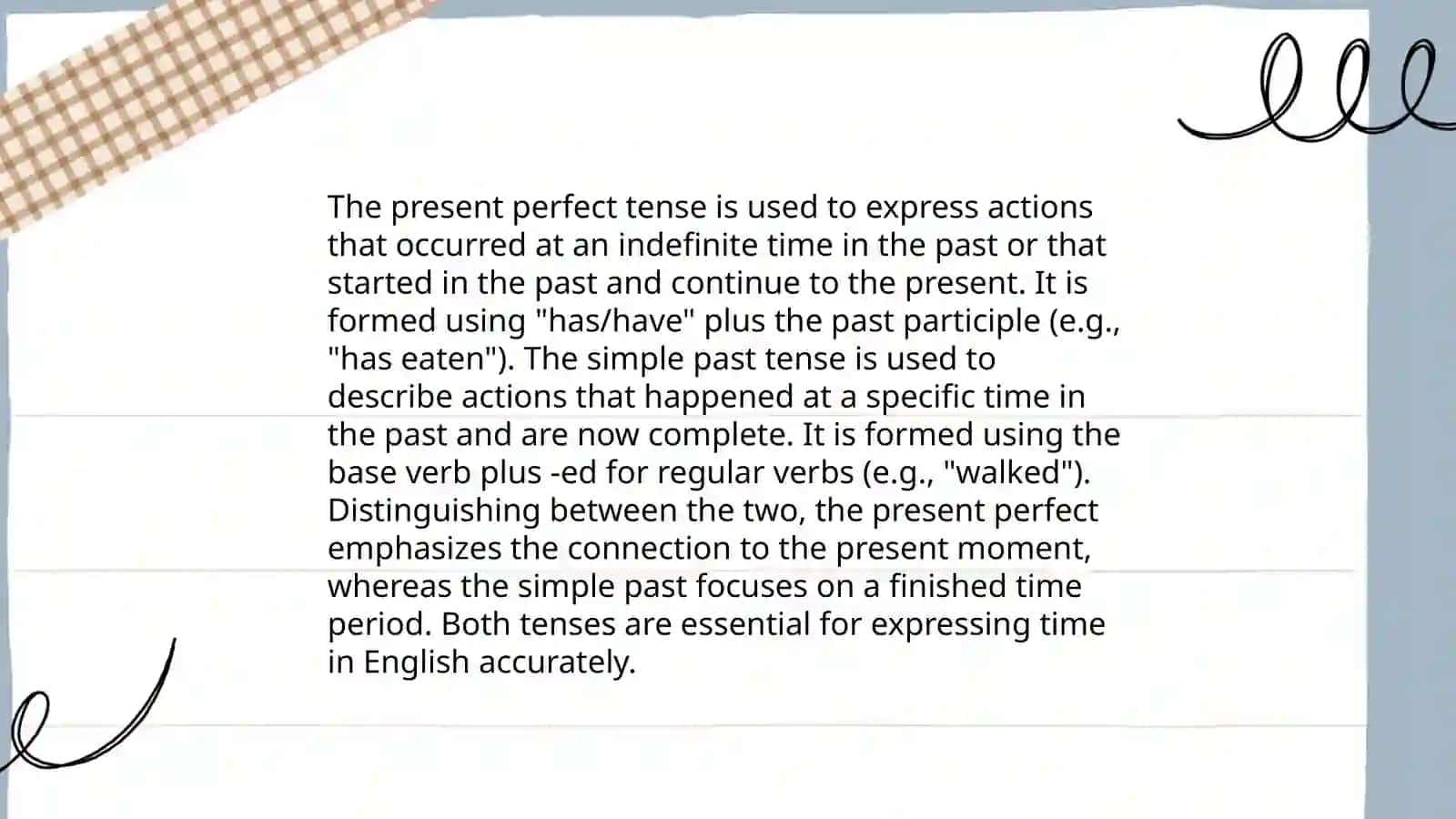 Present Perfect 3