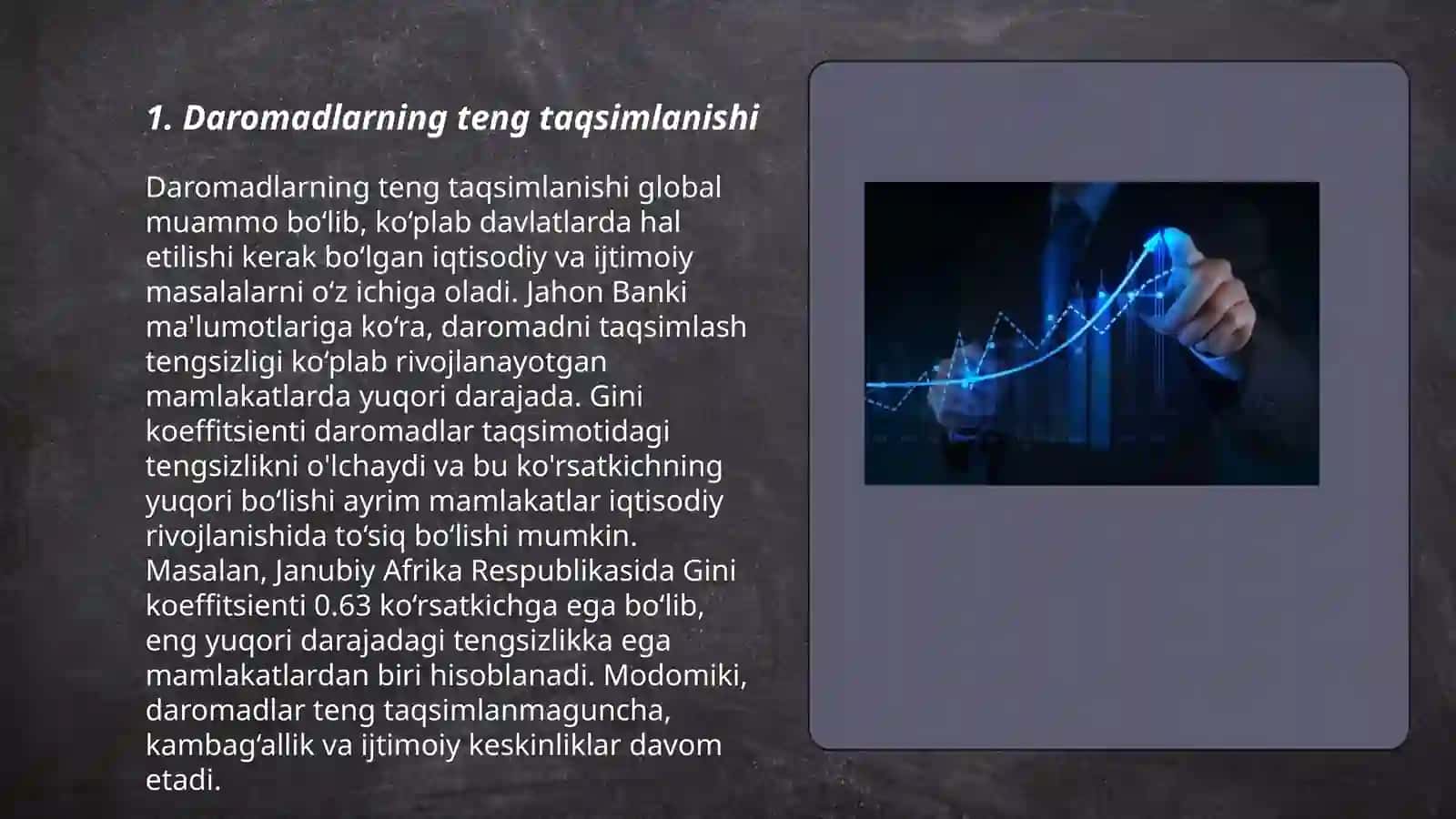 Daromadlarning taqsimlanishi, tengsizlik va qashshoqlik 3