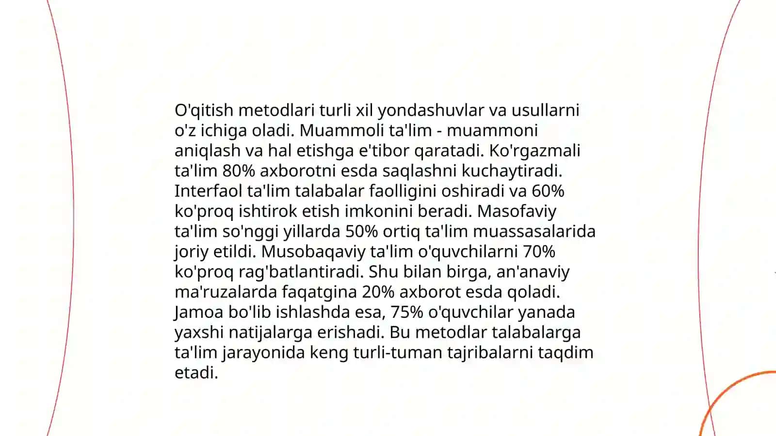 O'qitish Metodlari 3