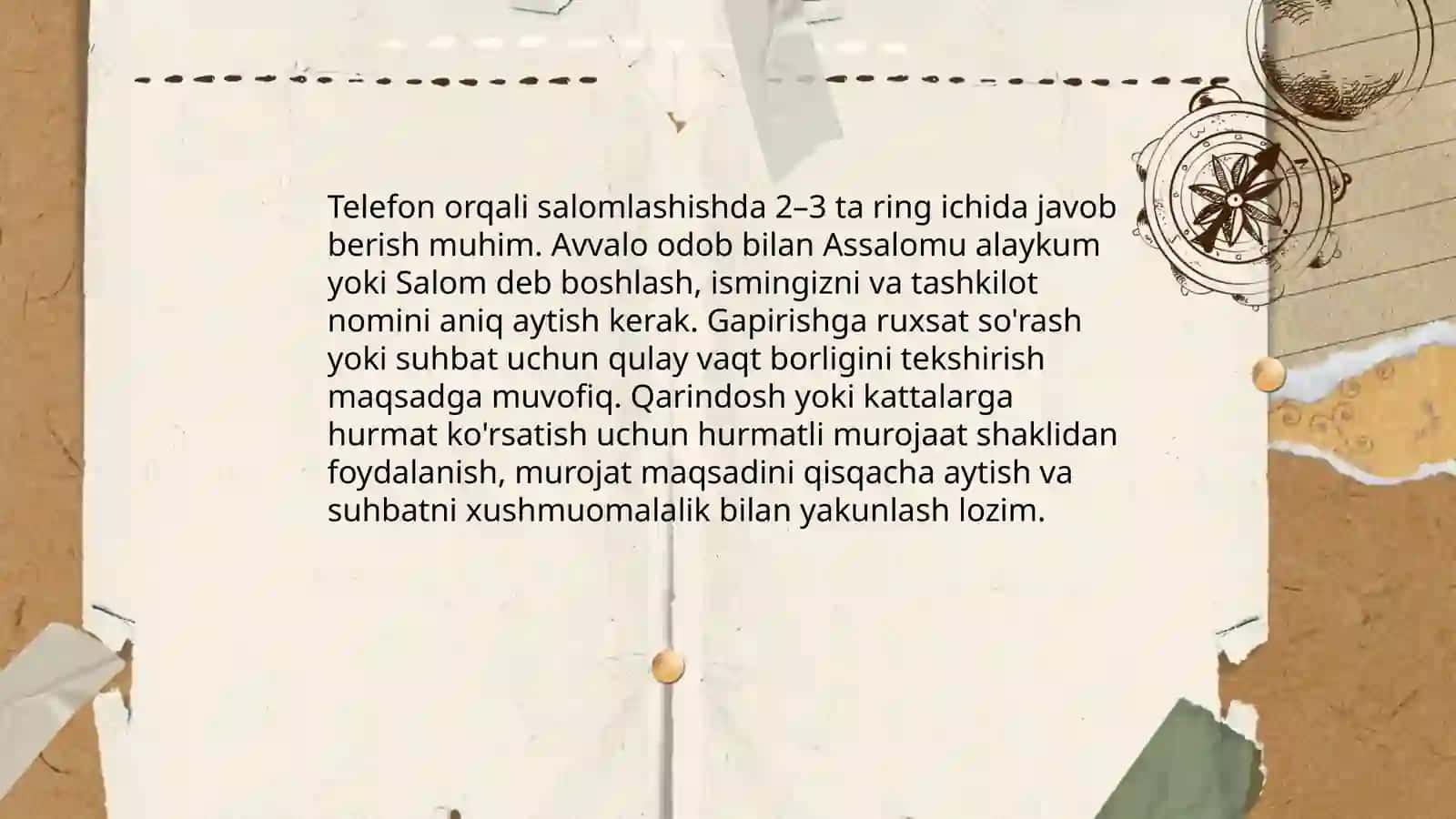 Telefonda muloqot qilish madaniyati 3