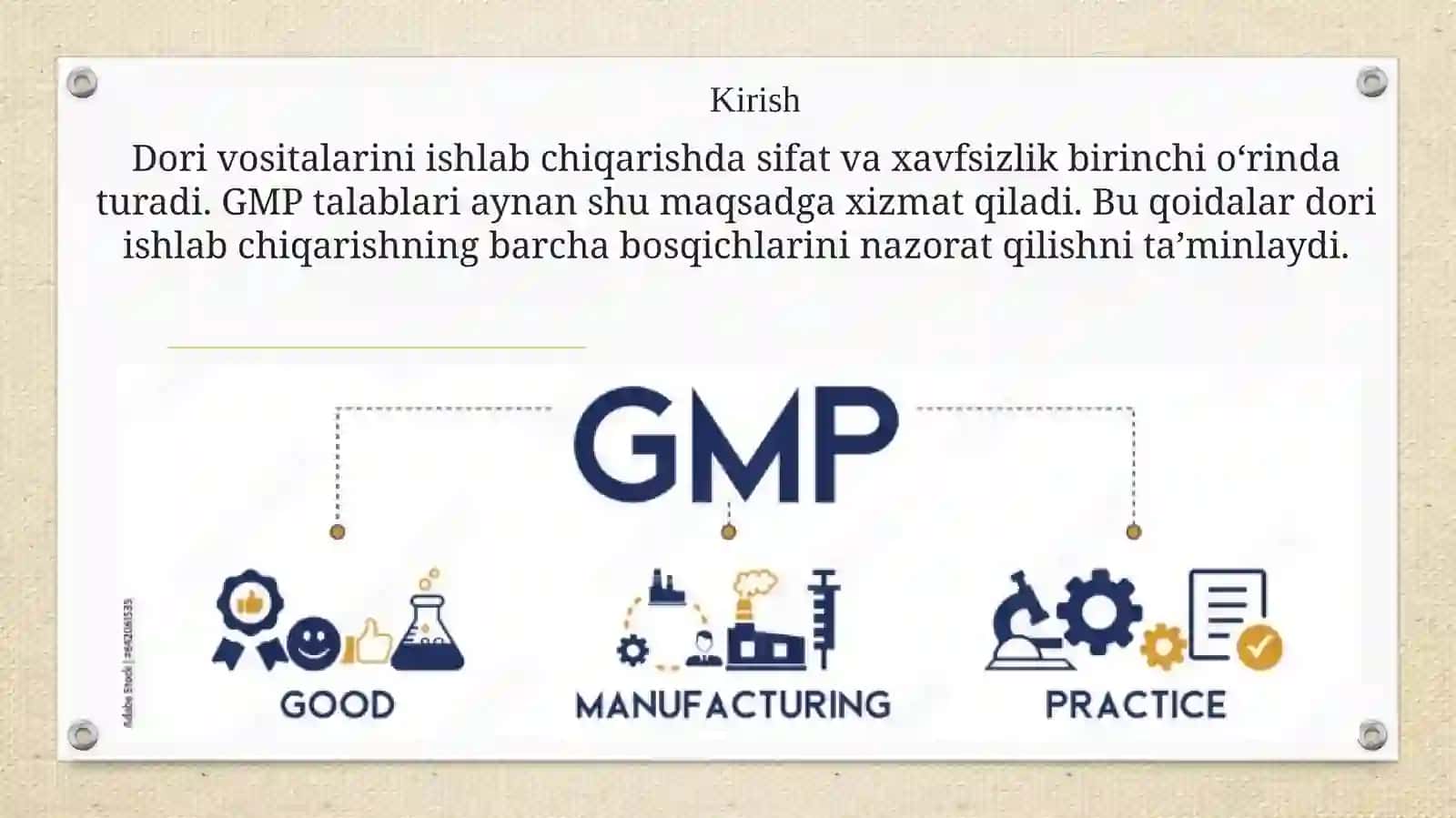 GMP talablari 3