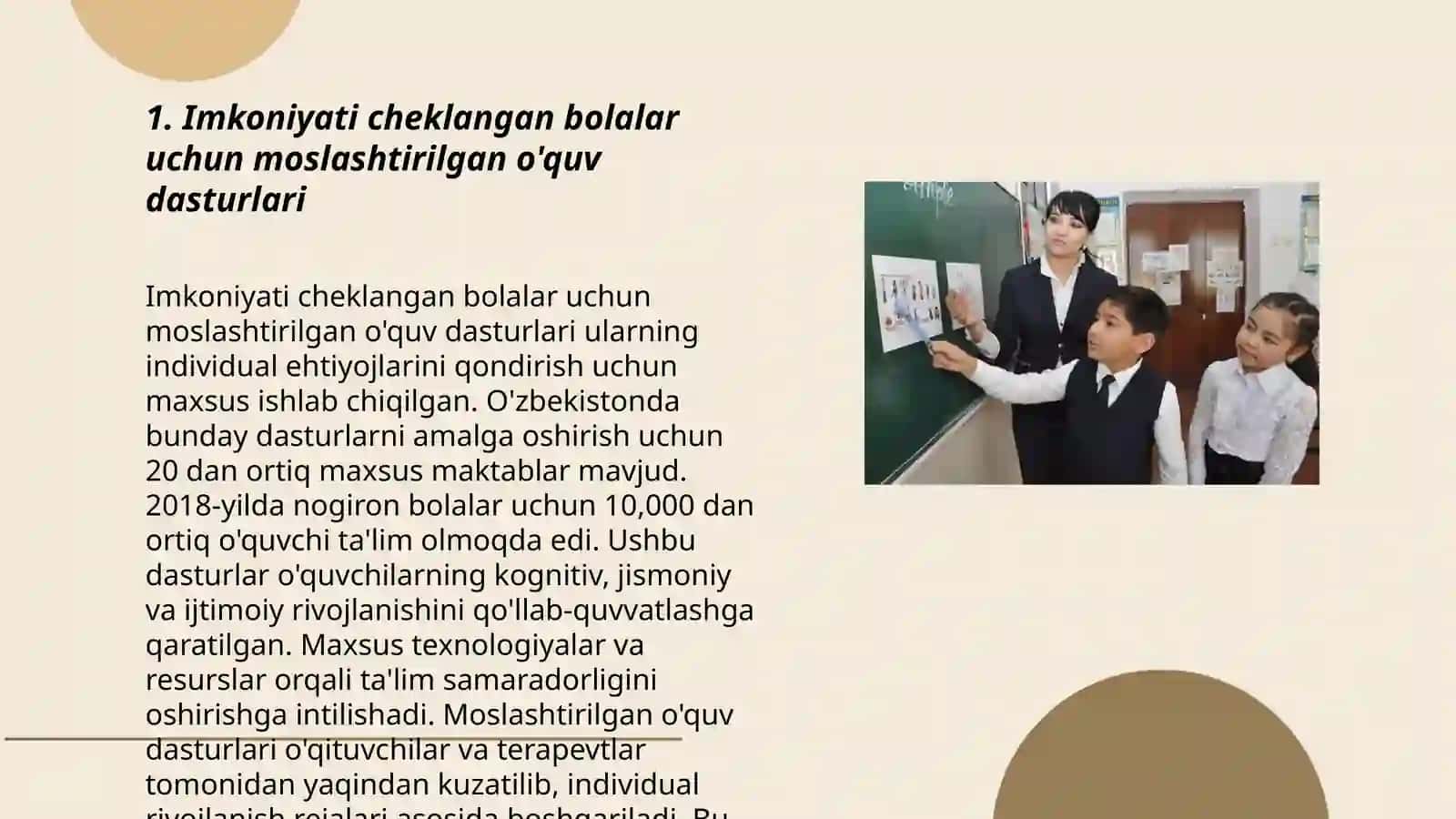 Imkoniyati cheklangan bolalarni o'qitishda ta'lim metodlari va vositalari 3