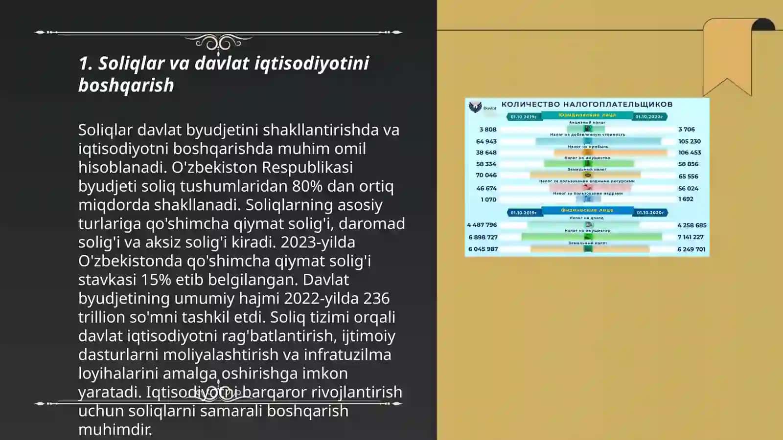 Soliqlar va Soliqqa tortish fanning ahamiyati 3