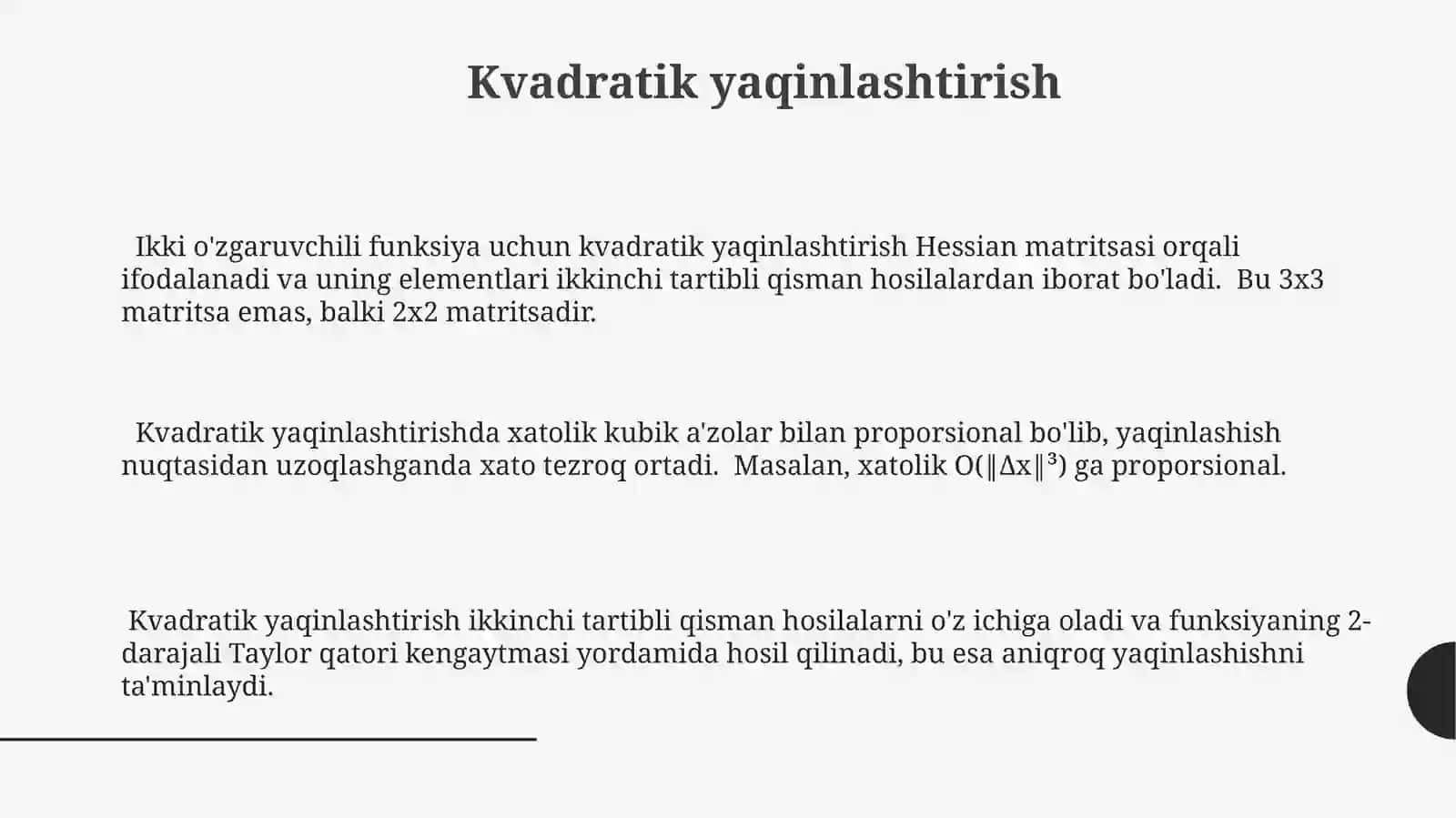 Ko'p o'zgaruvchili murakkab funktsiyaning differentsiallanuvchiligi 3