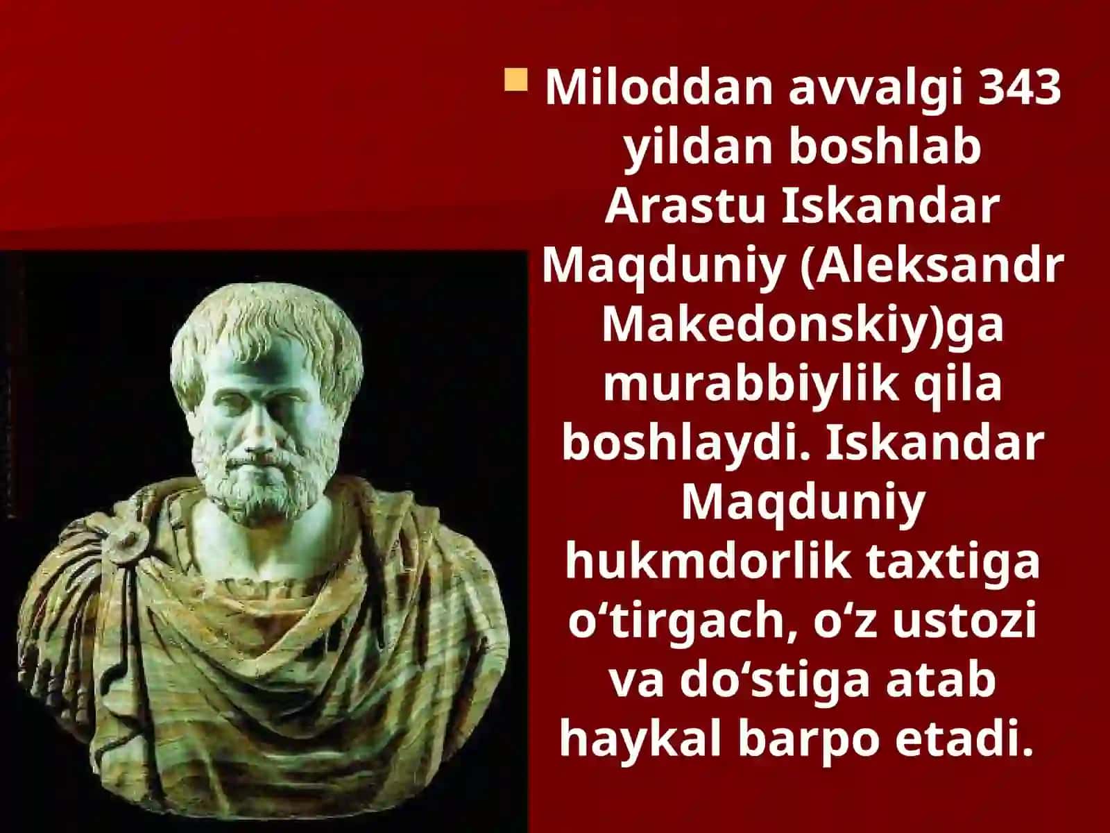 Arastotelning falsafiy ta’limoti 3