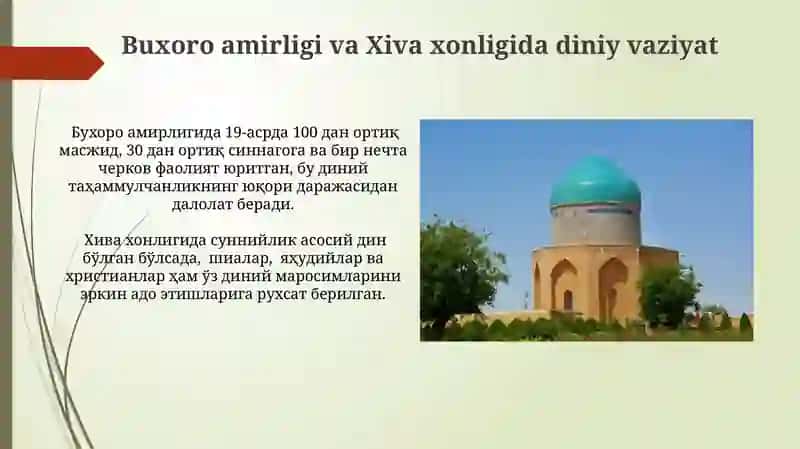 O'zbekistonning konfessiyalararo diniy bag'rikenglikning tarixiy tajribasi. 3