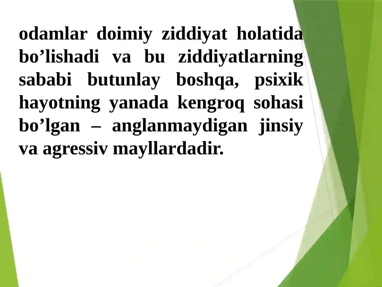 PSIXOANALIZNING PAYDO BO’LIShI VA RIVOJLANIShI 3