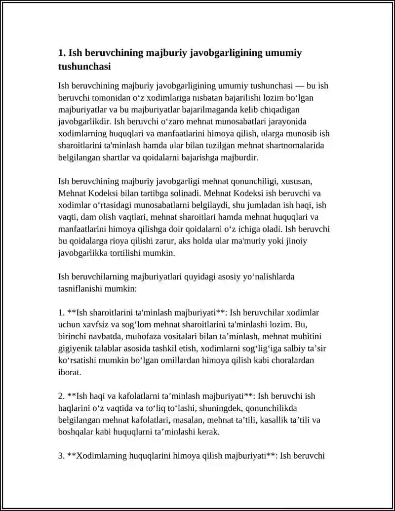 ISH BERUVCHINING MAJBURIY JAVOBGARLIGI 3