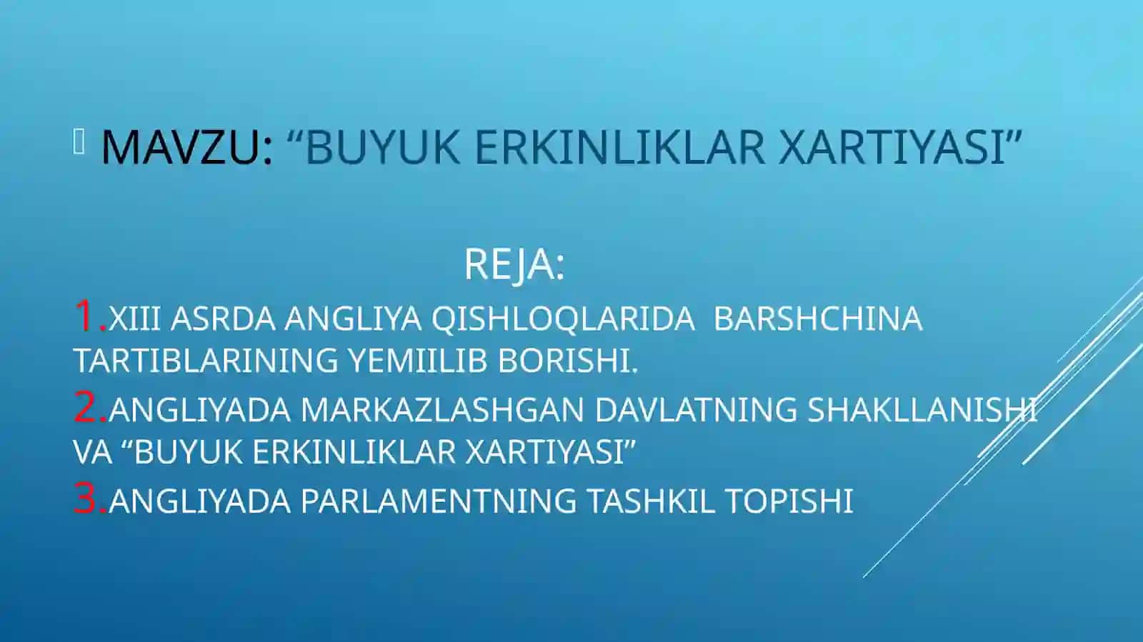 BUYUK ERKINLIKLAR XARTIYASI 3