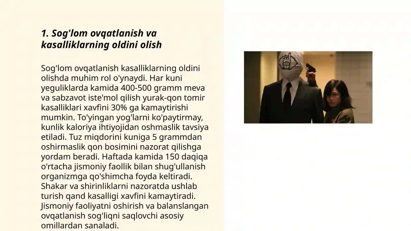 Turli kasalliklarni davolashda soglom turmush tarzi 3