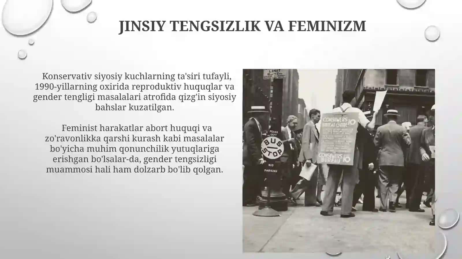 Feminist harakatlar 3