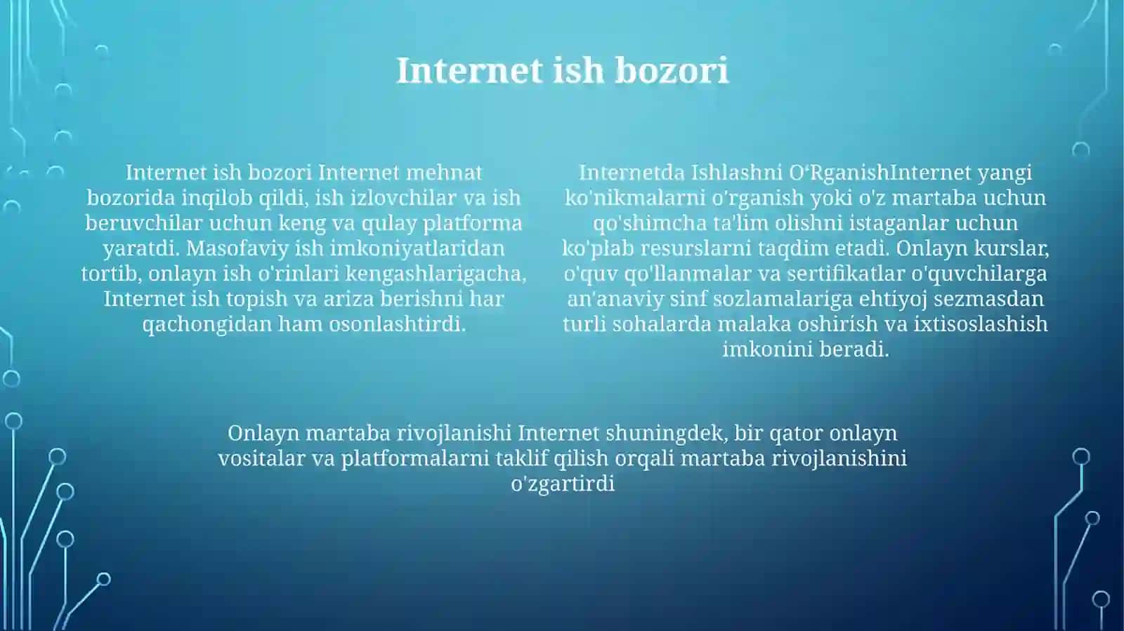 InternetdaIshlashniOʻRganish 3