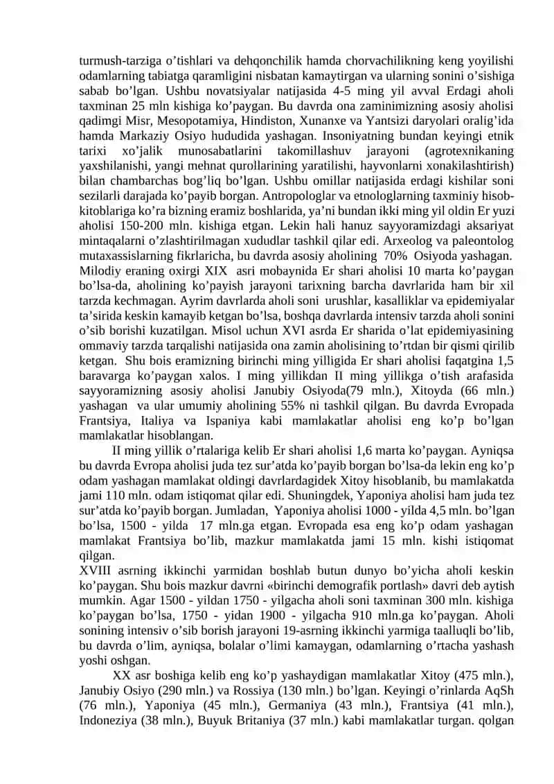 4-mavzu: Dunyo xalqlarining klassifikasiyasi 3