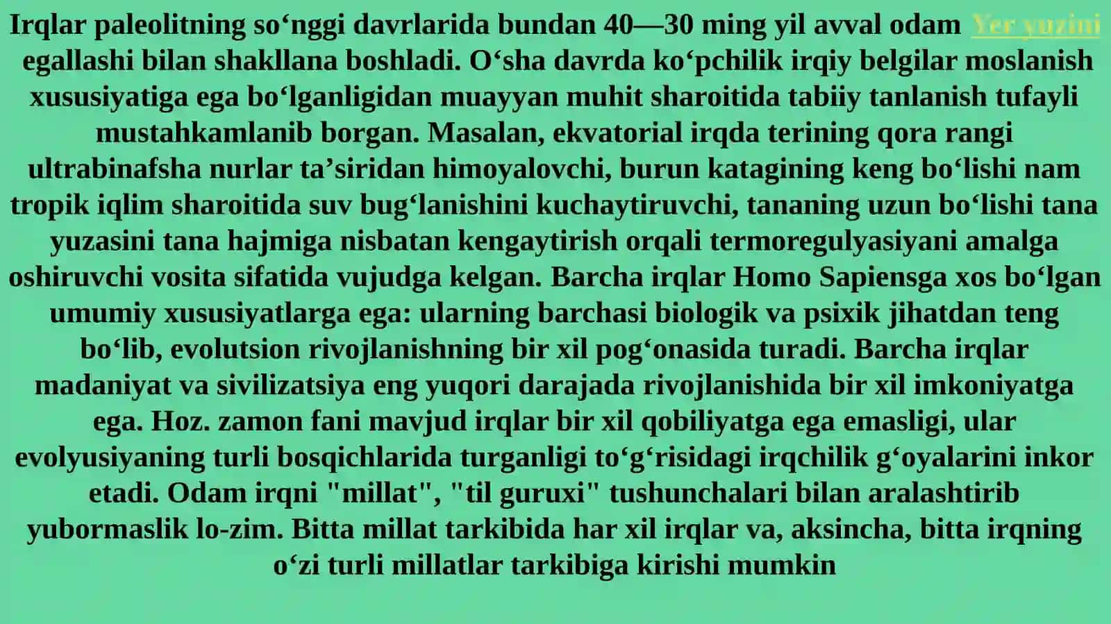 Antropologiyada irqlar va uning dinamikasi masalasi 3