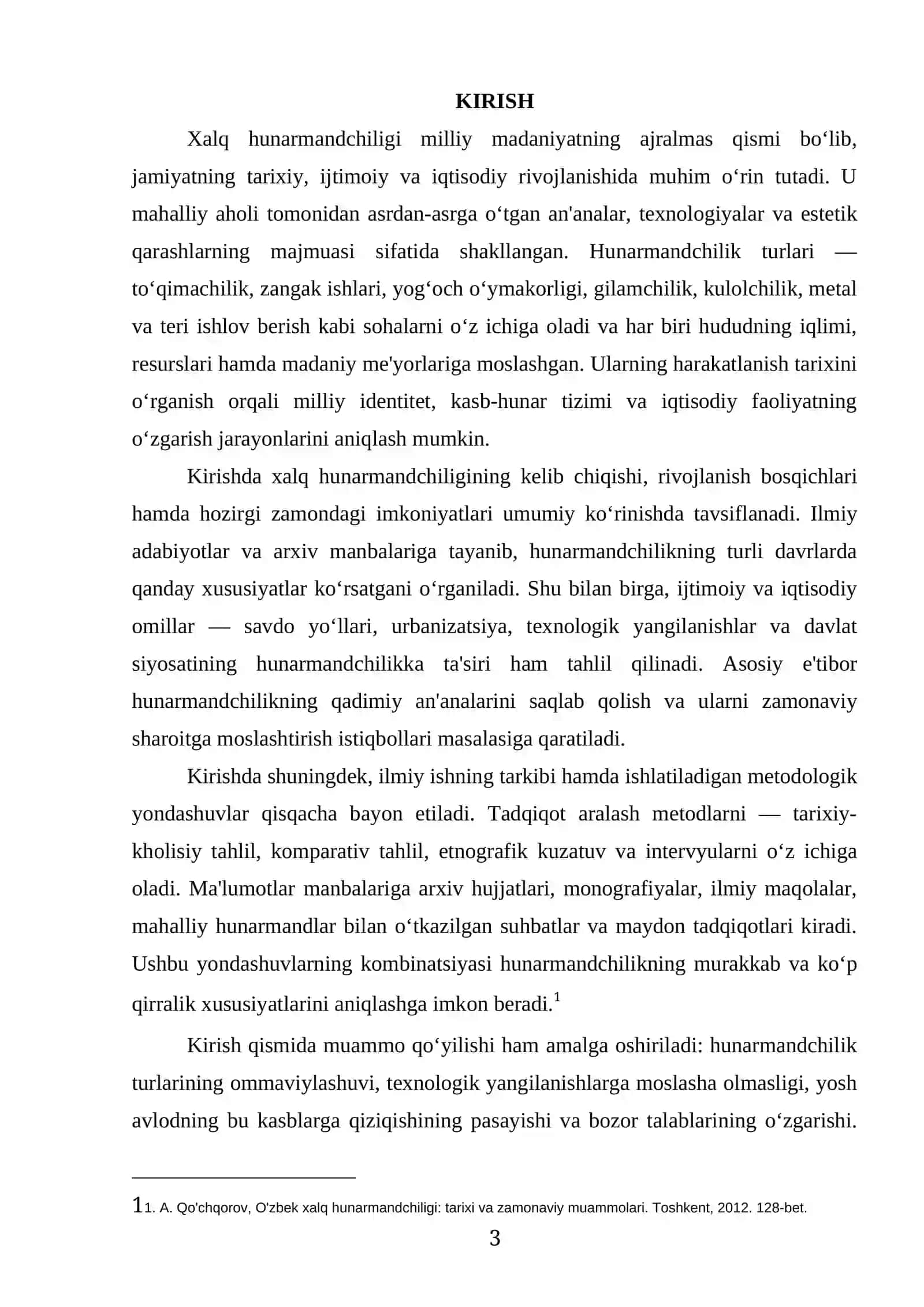 Xalq Hunarmandchilik Turlari va Rivojlanish Bosqichlari 3