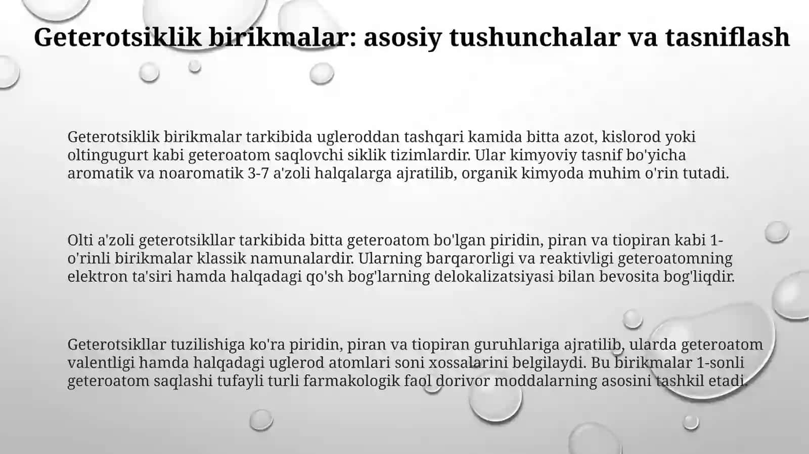 Zamonaviy sintetik metodologiyalar 3