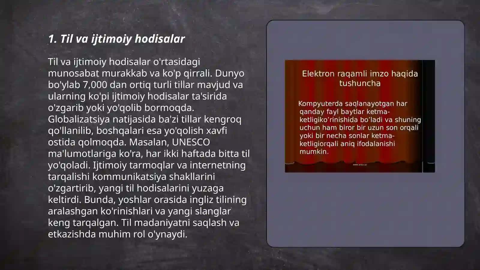 Til ijtimoiy hodisa va ramzlar tizimi sifatida 3