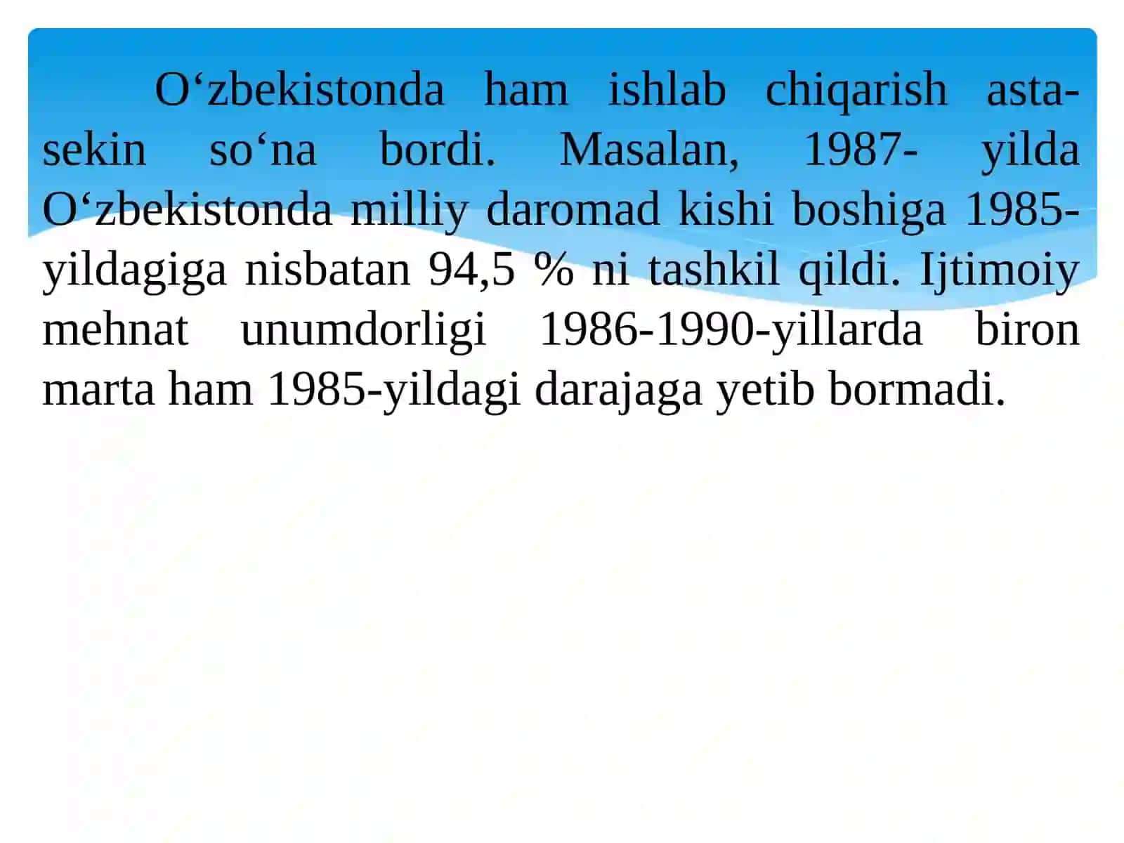 O‘zbekiston Respublikasining Tashkil Topishi va Uning Tarixiy Ahamiyati 3