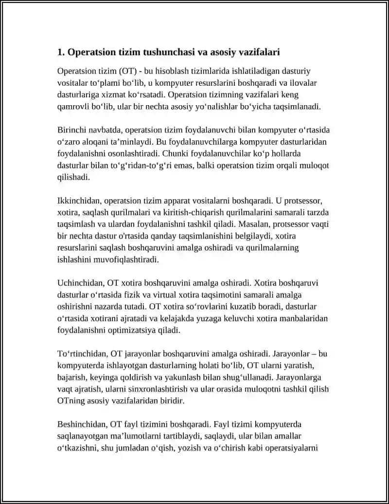 OPERATSION TIZIMLAR VA ULARNING VAZIFALARI 3