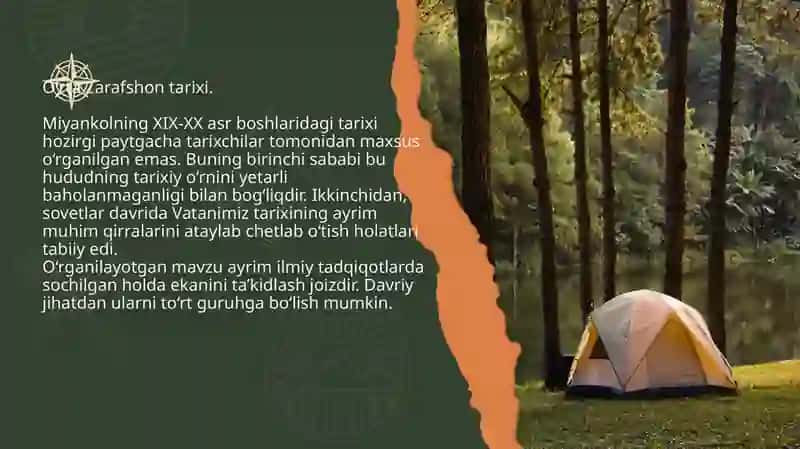 O'rta Zarafshon (Miyonqol) vohasining XIX-XX asr boshlarida ijtimoiy-siyosiy ,istisodiy va ma'daniy 3