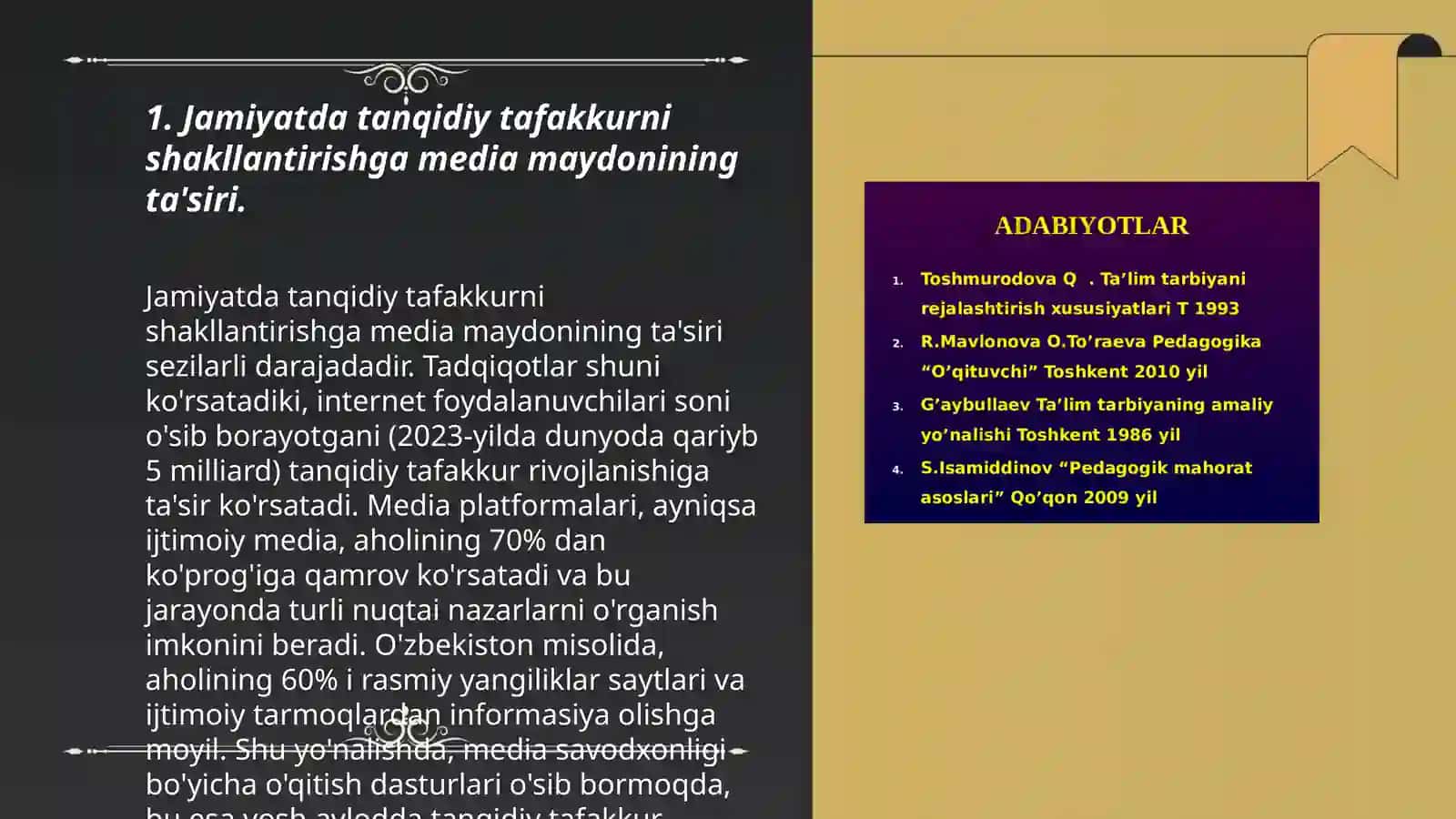 Jamiyatda tanqidiy tahliliy tafakkurni rivojlantirishda va jamoatchilik nazorati instuti faoliyatida media maydon va internet imkoniyatlari 3
