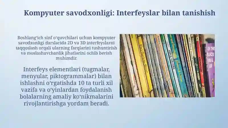Boshlang'ich sinflarda texnologiya talimi dasturi materialining mazmuni 3