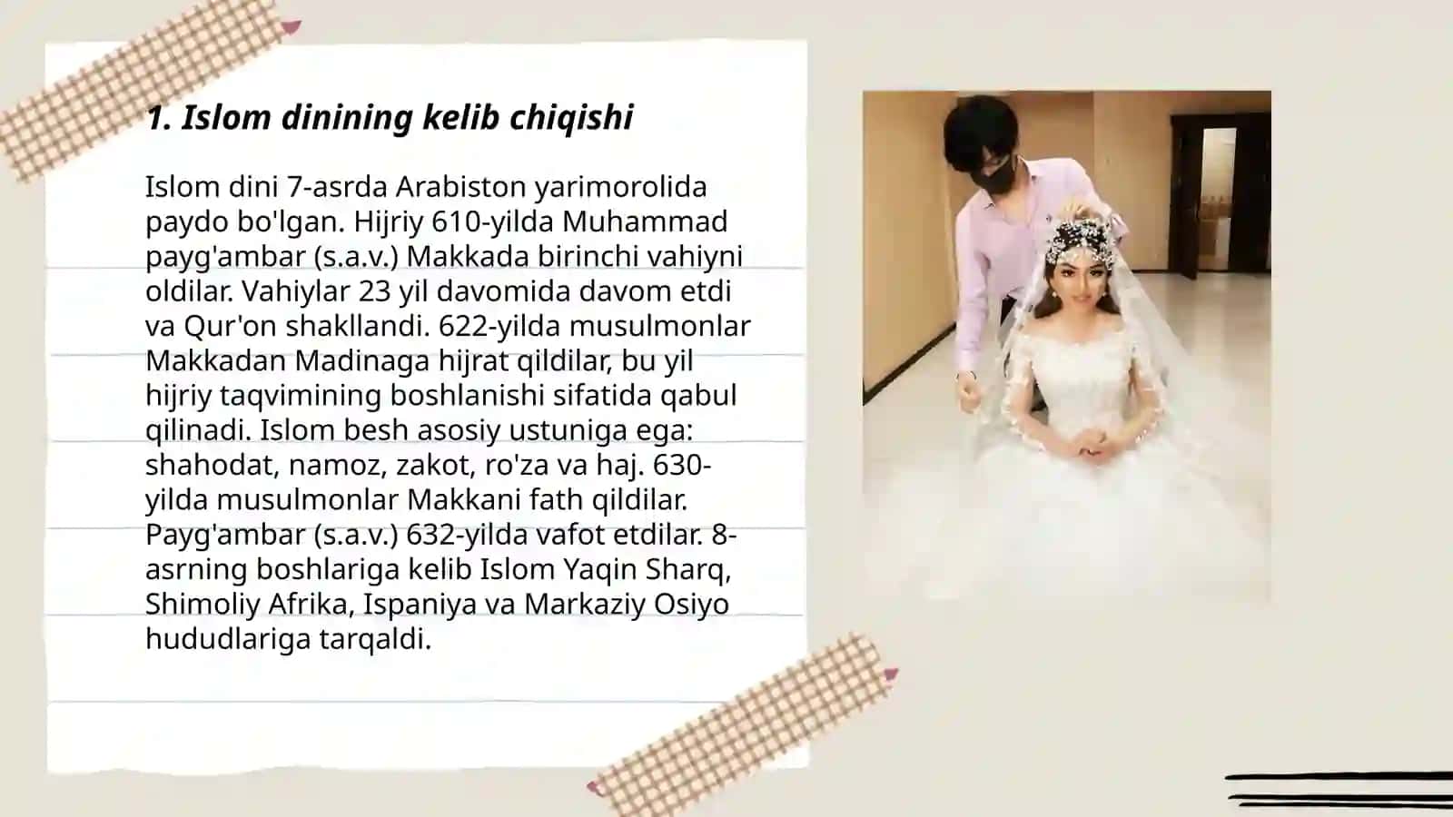 Islom dinining kelib chiqishi va uning tarqalishi 3