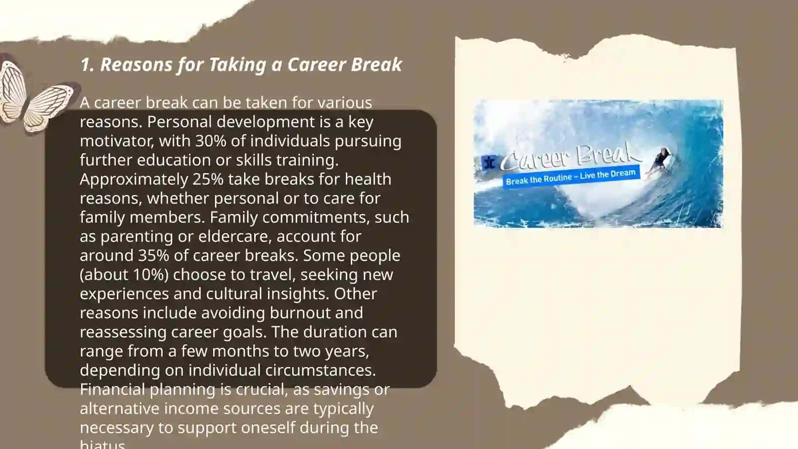 Career breaks 3