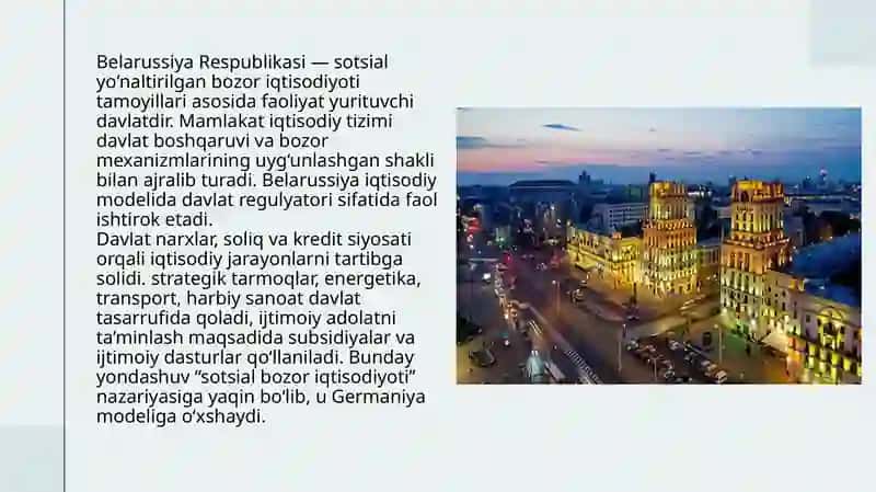 Belarussiya Davlatining Taşqiiqtisodiy Aloqalari 3