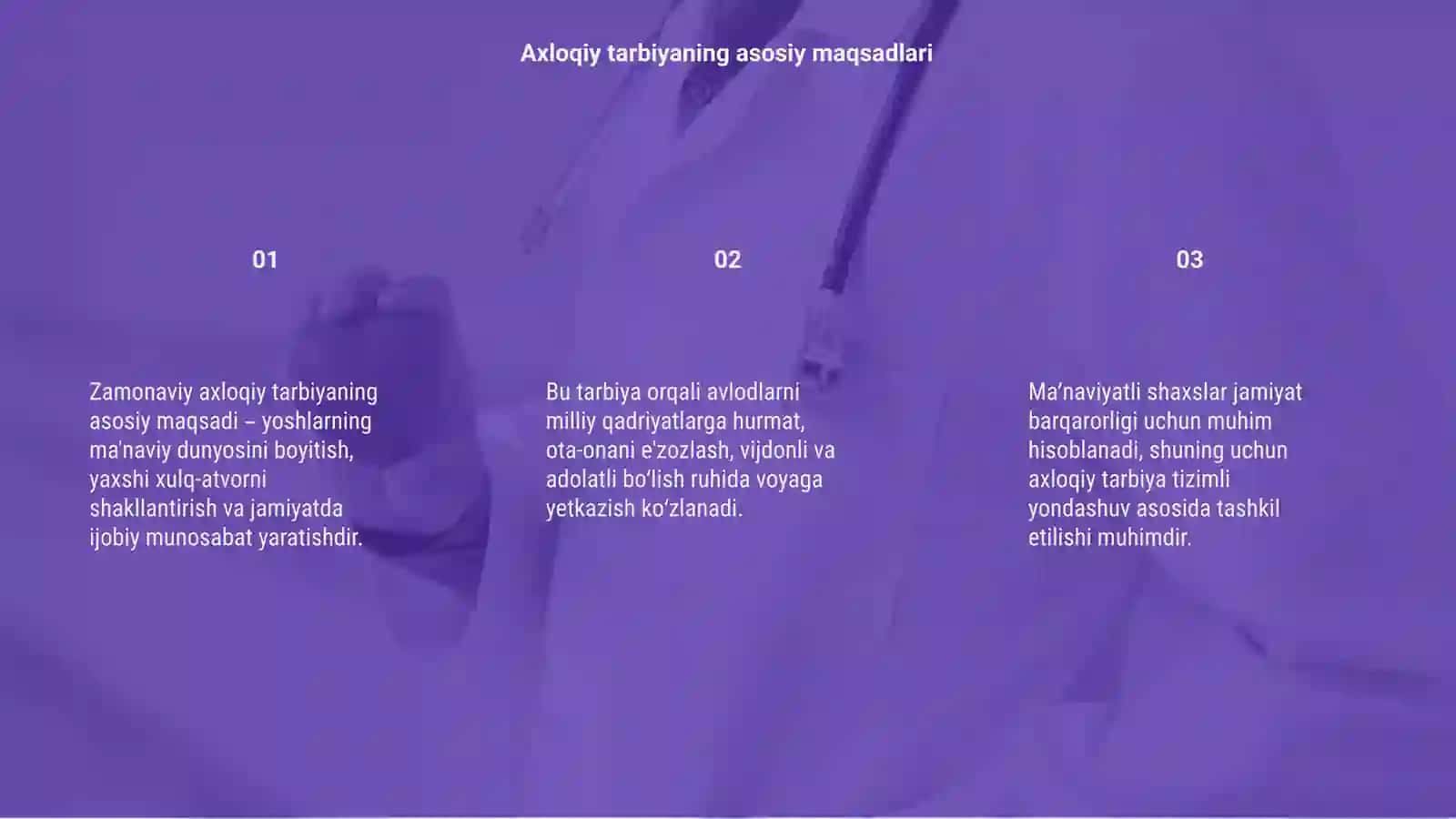 Zamonaviy axloqiy tarbiyaning yutuqlari va kamchiliklari 3