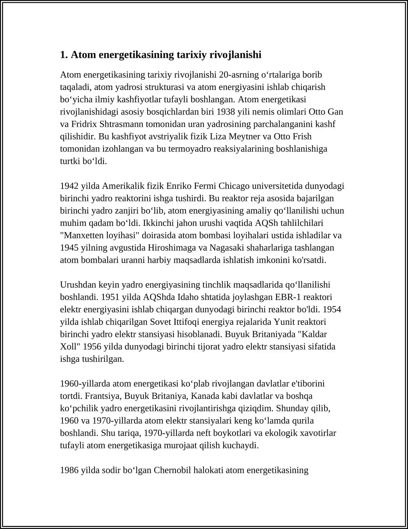 ATOM ENERGETIKASINING RIVOJLANISHI 3
