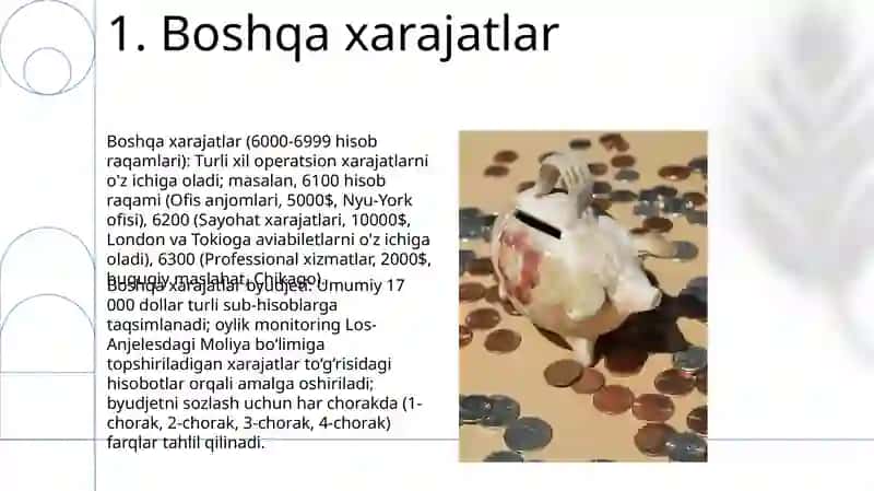 Buxgalteriya hisobining schyotlar rejasi 3