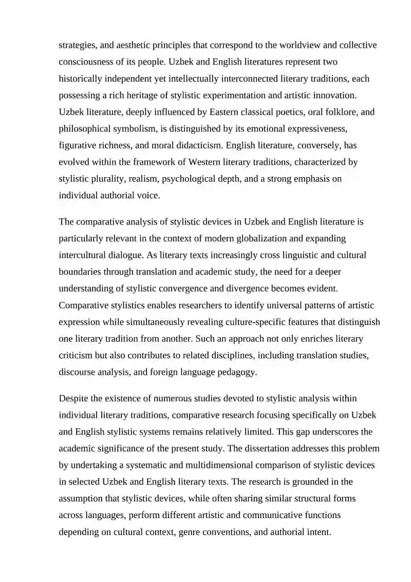 Comparative Analysis of Stylistic Devices in Uzbek and English Literature 3