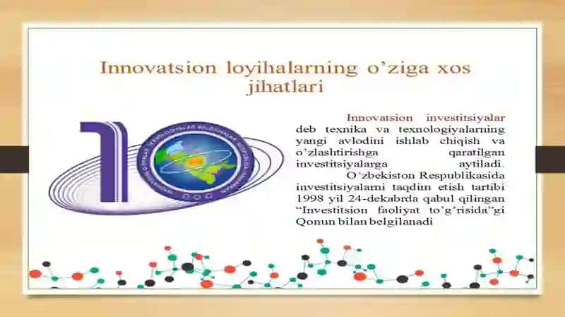 O‘zbekistonda innovatsion faoliyatning  tashkiliy tizimi va undan amalda foydalanish holati taxlili 3