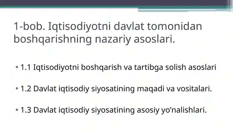 IQTISODIYOT TARMOQLAR VA SOHALAR 3