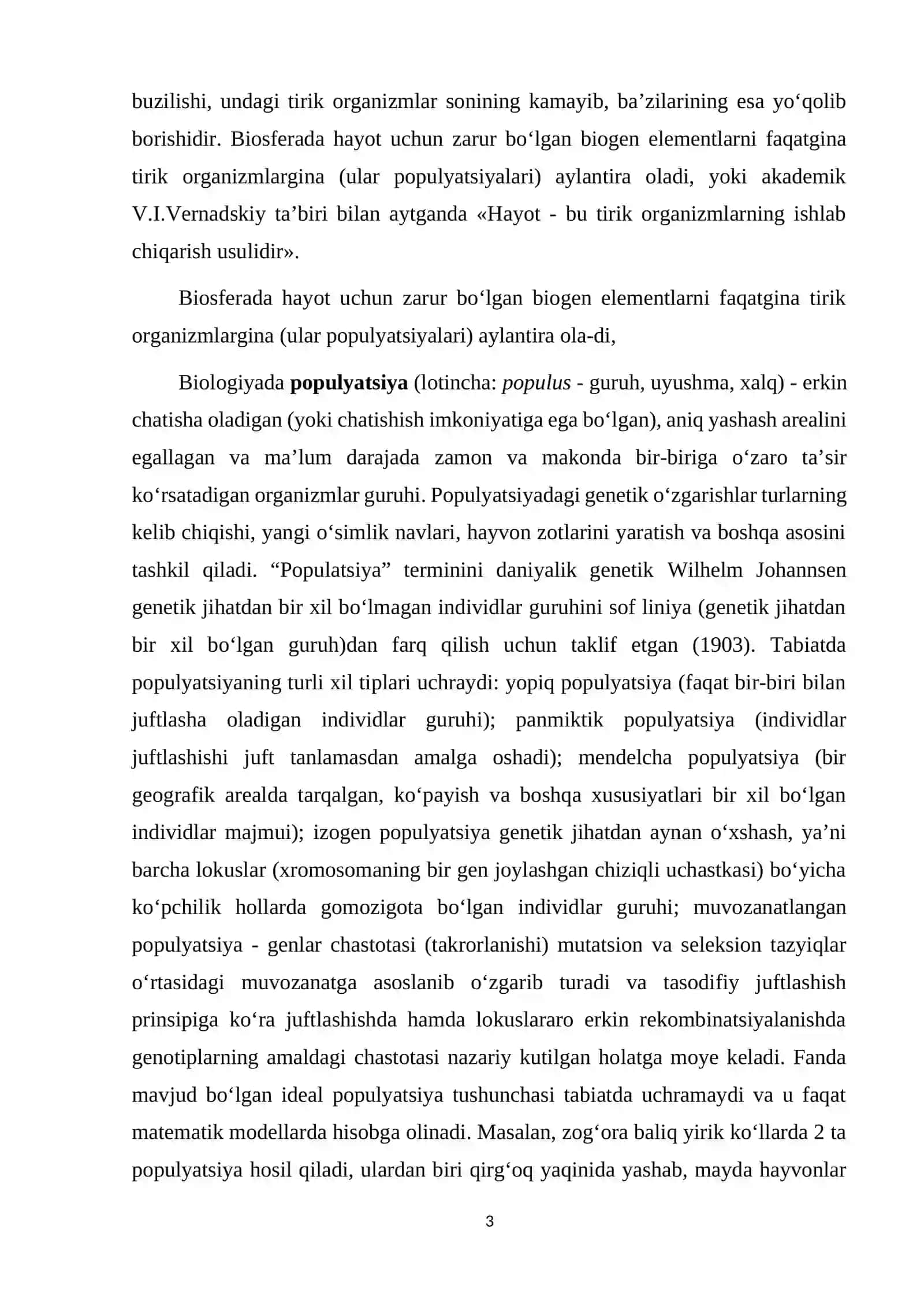 Populyatsiyalarning genetik geterogenligi 3