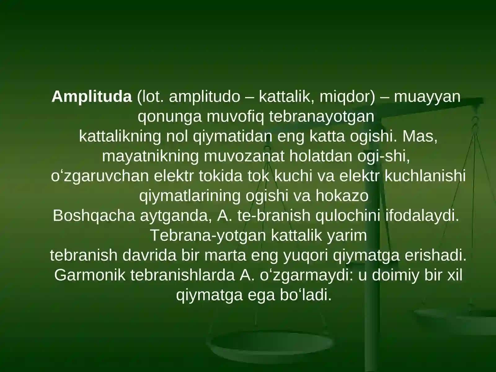 SIGNALLAR AMPLITUDASI 3