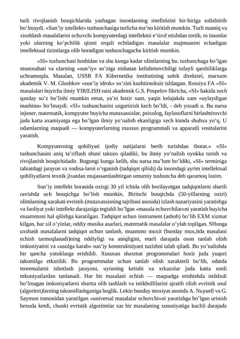 Sun’iy intellekt texnologiyalari 3