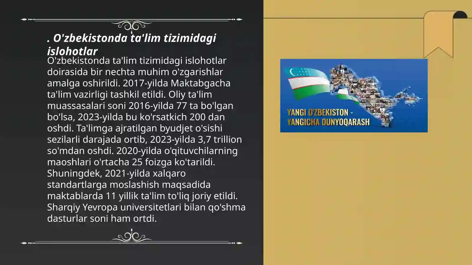 O'zbekiston ijtimoiy sohada amalga oshirilayotgan o'zgarishlar mazmun va mohiyati 3