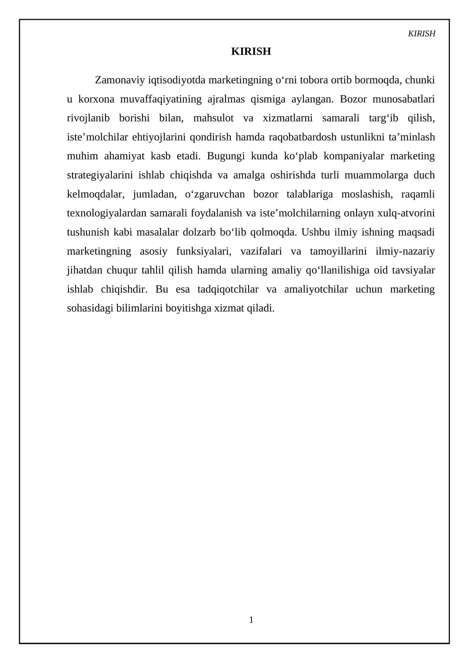 Marketingning funksiyalari, vazifalari va tamoyillari 3