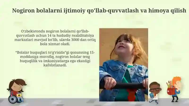 Nogironligi boʻlgan bolalar mavzusida 3