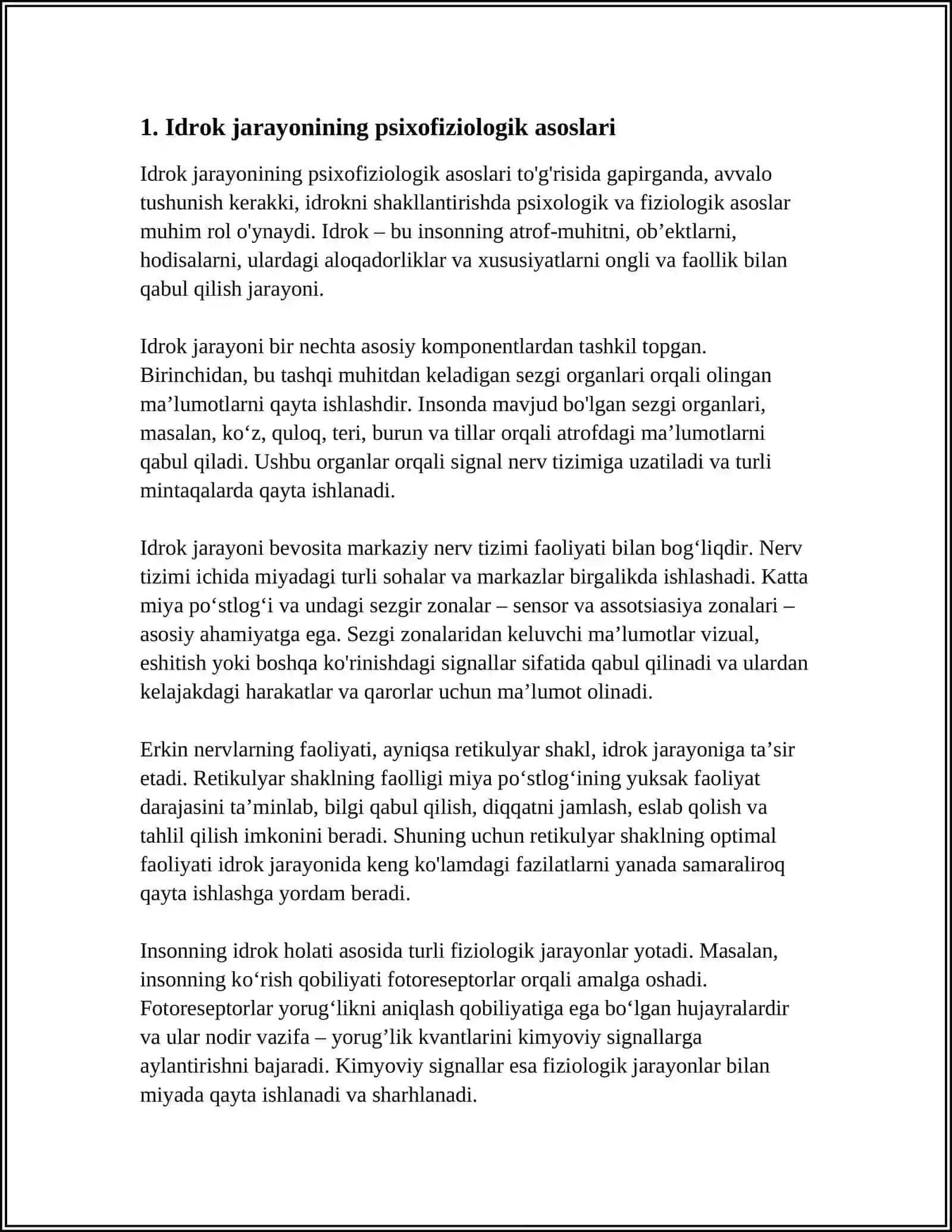 IDROK JARAYONINING PSIXOFIZIOLOGIYASI 3