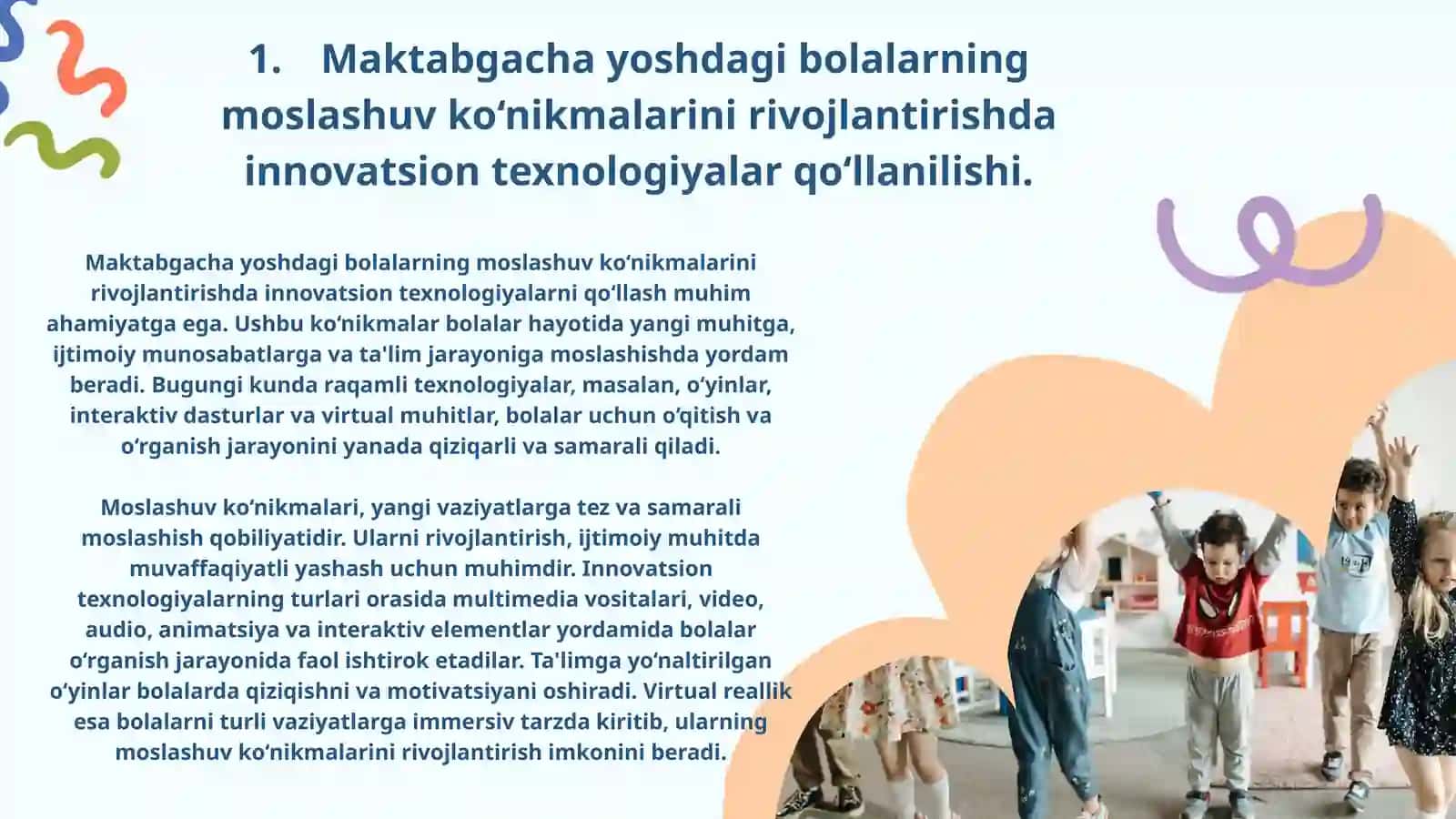 MMT bolalarning moslashuv ko'nikmalarini shakllantirish texnologiyalari 3