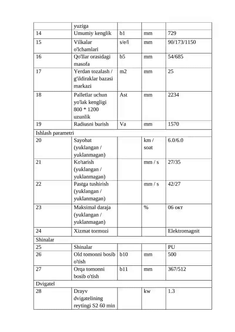 GS seriyali elektr palletli yuk mashinasi 3