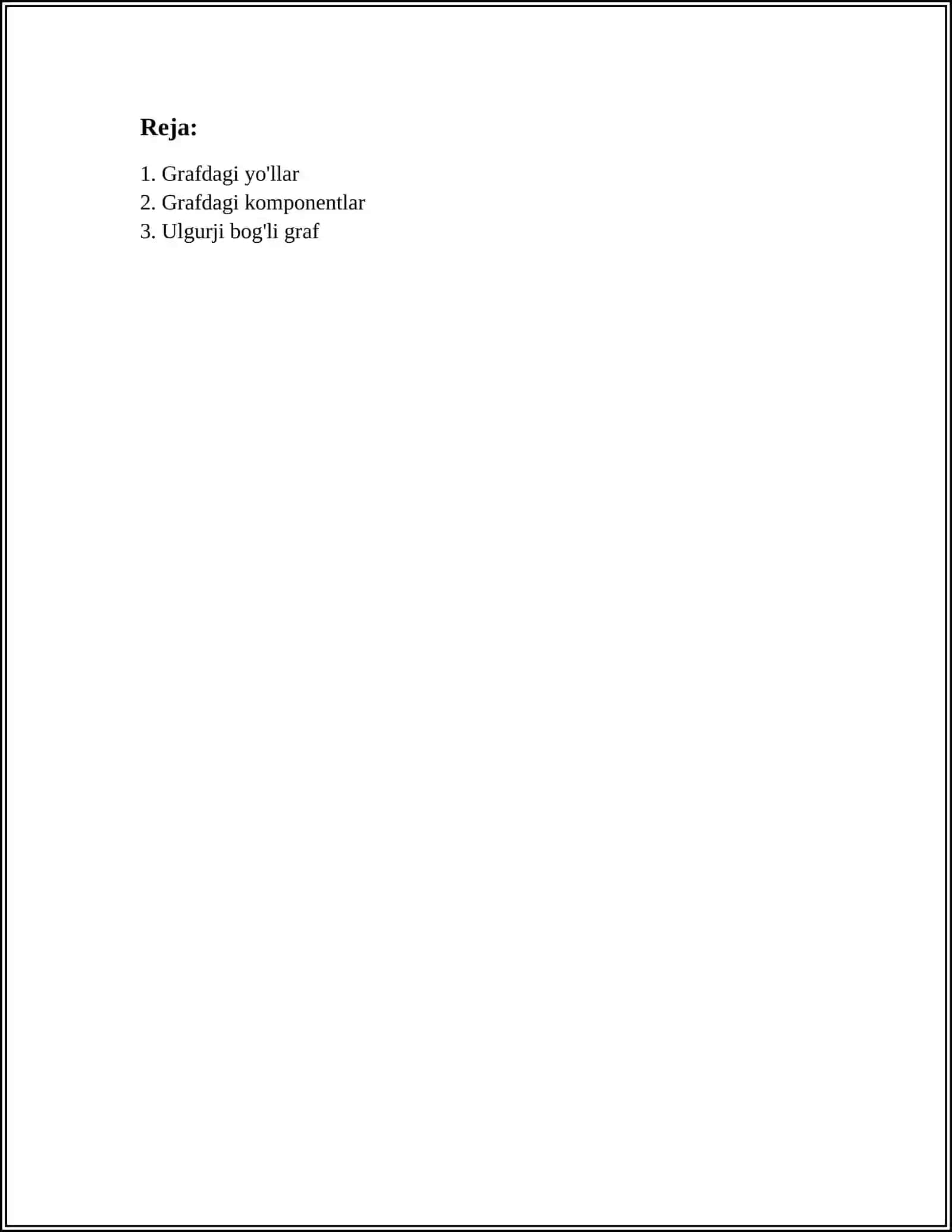 GRAFDAGI BOG`LANISH (CONNECTIVITY) 3