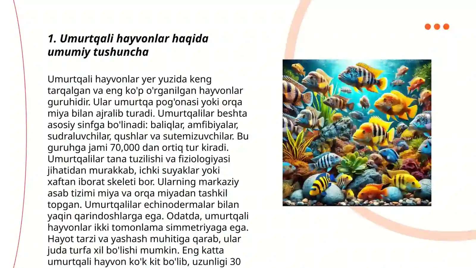 Umurtqali hayvonlarning umumiy tuzilishi 3