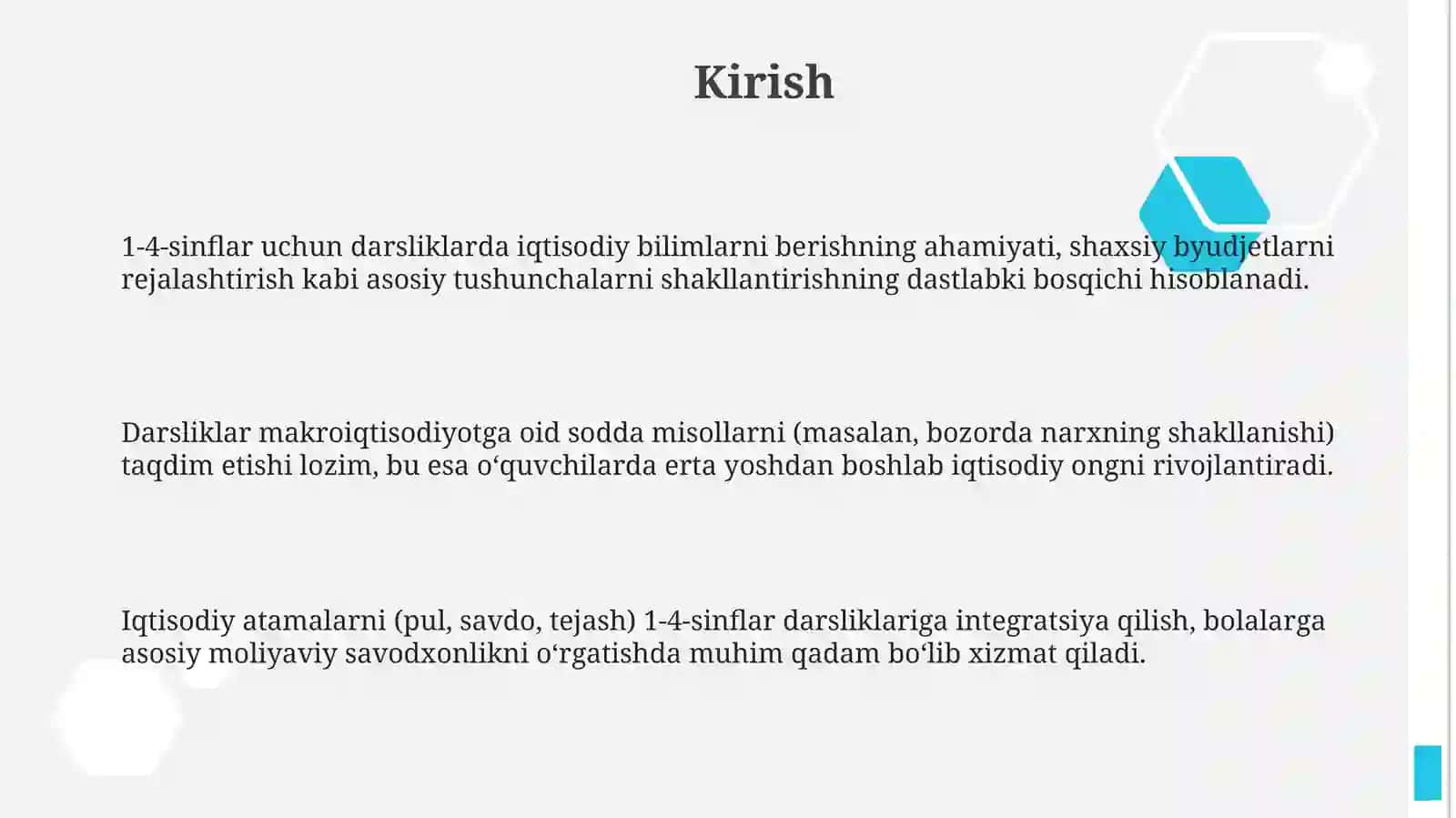 1-4 sinf darsliklarida iqtisodiy bilim berish tahlili 3