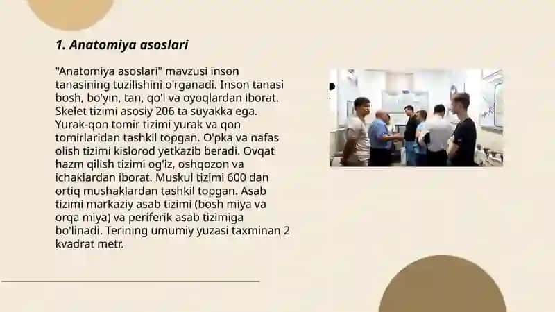 Tibbiy kasbga kirish fanidan 3