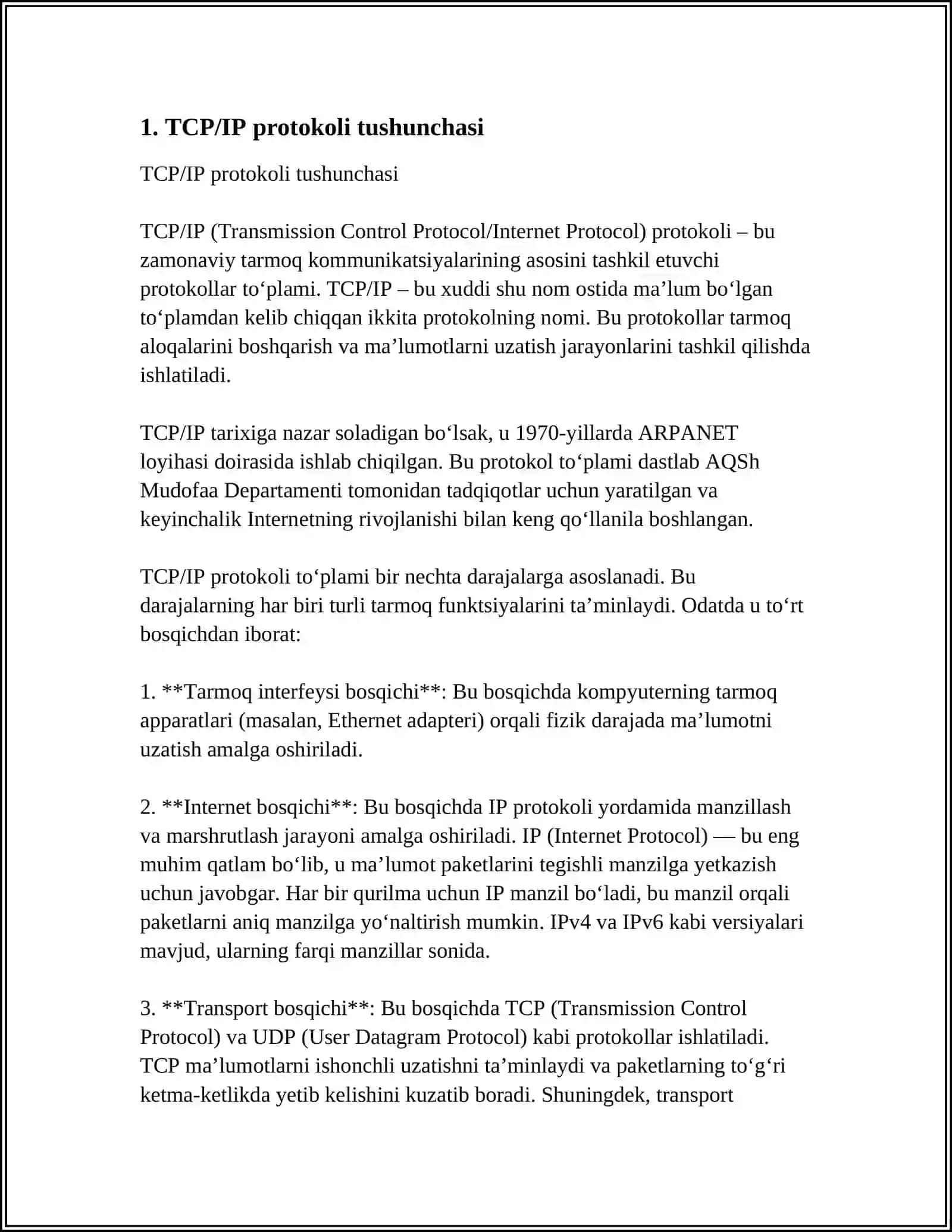 TCP/IP 3