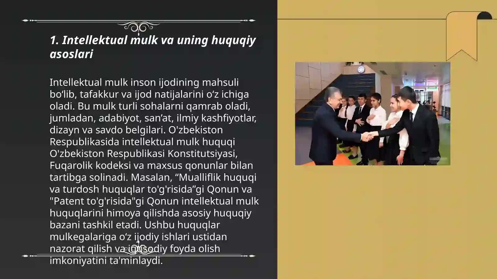 Intellektual mulkga oid tushuncha va qarashlar tizimi 3